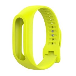 ZTY66 Luxury Silicone Watch Band Of Replacement With Metal Buckle For Tomtom Touch Cardio Activity Tracker Yellow