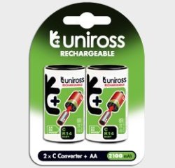 Uniross Hybrio Converter Aa-c Battery