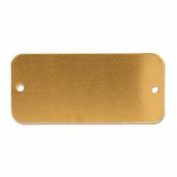 Brass Rectangle Metal Pieces With Connecting Holes At Each End Jewelry Stamping Blanks For Bracelets Or Necklaces Etc Package Of 6 24 Gauge Great