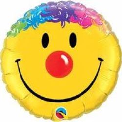 Smile Face Round Foil Balloon 46CM