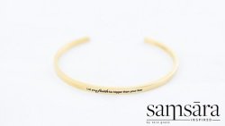 Inspirational Bracelet - Let Your Faith Be Bigger Than Your Fear