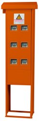 Meteor Meter Kiosks Steel 12M Orange