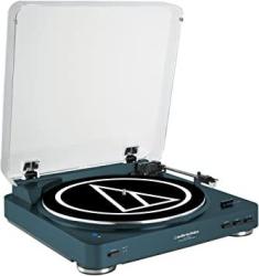 AUDIO TECHNICA AT-LP60NV-BT Fully Automatic Bluetooth Wireless Belt-drive Stereo Turntable Navy