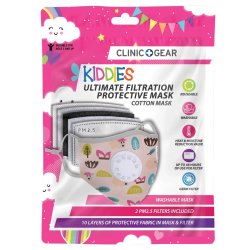 Kids Washable Protective Mask With Filter -girls