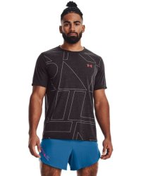 Men's Ua Breeze 2.0 Trail Running T-Shirt - Jet Gray LG
