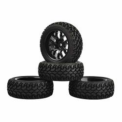 Lafeina 1 10 High Performance Rc Rally Car Grain Rubber Tires And Wheels For 1:10 Rc On-road Car Traxxas Tamiya Hsp Hpi Kyosho