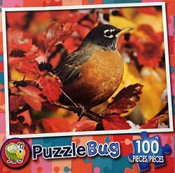 Puzzlebug 100 Piece Puzzle - Red Robin By Lpf