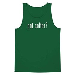 The Town Butler Got Colter? - A Soft & Comfortable Men's Tank Top Green Xx-large