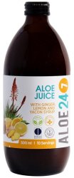 Aloe 24 7 Juice Ginger Lemon & Yacon Syrup