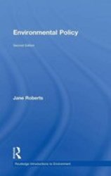 Environmental Policy Hardcover, 2nd Revised edition