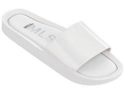 Melissa Beach Slide Flip Flops - White