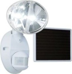 Eaton Solar Panel LED Floodlight With Motion Sensor White