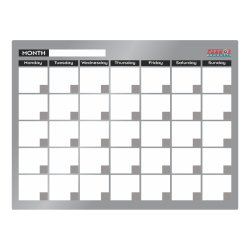 Cast Acrylic Monthly Planner Cast Acrylic - 600 X 450MM