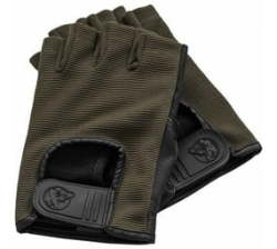 Fitness Gloves Leather Khaki XS
