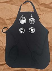 Tba Cooking Apron Cupcakes Donuts Sweet Bakery Deli Baking Desserts Cooking Life Chef Apron One Size Fits All Adjustable Grilling Or Kitchen Apron For