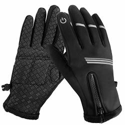 Mens Winter Gloves Tsuinz Cycling Glovestouchscreen Warm Gloves Thermal Liner Running Gloves For Cycling Riding Running Skiing And Winter Outdoor Activities Men Women XL