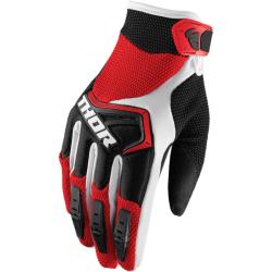 Thor Spectrum Red black white Gloves - S