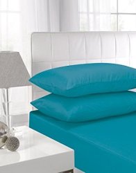 Fitted Sheet -turquoise Queen