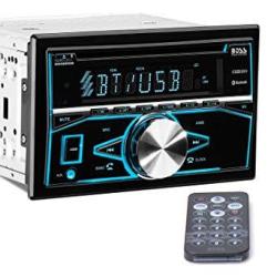 Boss Audio Systems 850BRGB Car Stereo - Double Din Bluetooth Cd MP3 USB Am Fm Radio Multi Color Illumination
