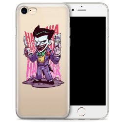 Spider-man Deadpool Batman Harley Quinn Joker Wonder Woman Jelly Clear Case For Apple Iphone 6 6S Plus 5.5" The Joker