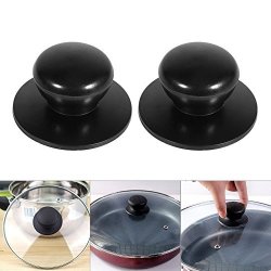 Sauce Pan Pot Lid Knobs Home Kitchen Cookware Replacement Parts 6 Pack Replacement Knob Lifting Handle Pan Lid Knobs RuiChy Universal Kitchen Knob Handle Cookware Lids