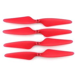 Uumart Hubsan H502S H502E X4 Rc Quadcopter Parts 2 Pairs Propeller Cw + Ccw Red
