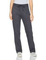 Fruit Of The Loom Women's Essentials Live In Open Bottom Pant Charcoal Heather Small