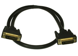 RCT Moulded Dvi Plug To Dvi Plug Cable