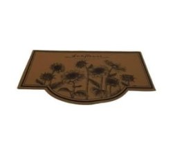 Smte - Welcome Doormat- Brown - Sun Flower