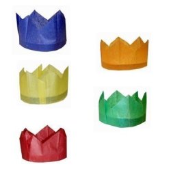 Tissue Paper Cracker Hats For Christmas Xmas & Wedding Crackers - 12 Pack By Mustbebonkers