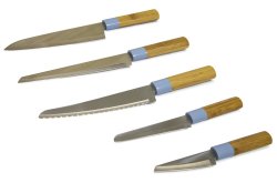 Knife Set Bamboo 5PC