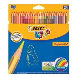 Bic Kids Tropicolour Color Pencils 24 Pa