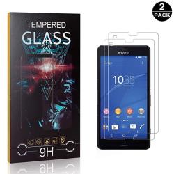 Bear Village Sony Xperia Z3 Compact Tempered Glass Screen Protector 99.99% Clarity Screen Protector Film For Sony Xperia Z3 Compact Bubble Free Ultra Thin 2 Pack