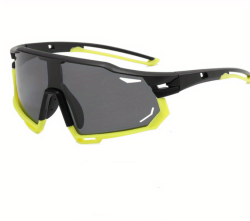 Bos Polarized Sport Running Glasses For Men An Woman Black And Yellow