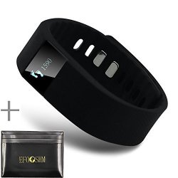 EFOSHM Smart Watch And Card Case Wireless Activity And Sleep Monitor Pedometer Smart Fitness Tracke