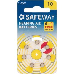 Safeway Hearing Aid Batteries A10 7 Pack
