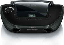 Philips AZ1837 CD Soundmachine with USB in Black