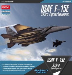 - 1 72 - Usaf F-15E 333RD Fighter Squadron Plastic Model Kit