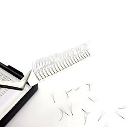 Individual Cluster Lashes Premade Russian Volume 3D Pre Fanned Eyelash Extensions 0.07MM C Curl 9MM 10MM 11MM 12MM 13MM 14MM 13MM