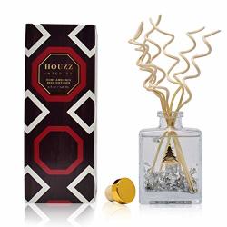 Houzz Interior Mountain Forest Reed Diffuser Oil Set - Aromatic Rosemary Eucalyptus Balsam Spruce Orange Cedar And Amber - Clean Snow A Touch Of