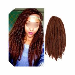 Soft Afro Kinky Natural Kanekalon Marley Braiding Extension For Braids 18" 100G Synthetic Crochet Braids Hair 30 18 Inches 2PCS LOT