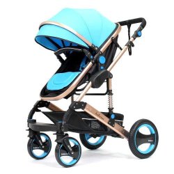 Baby Stroller - 2 In 1 - Blue