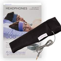 Acousticsheep Sleepphones Classic Sleep Headphones black Medium - One Size Fits Most