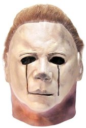 Michael Myers Blood Tears Halloween 2 Horror Latex Adult Halloween Costume Mask