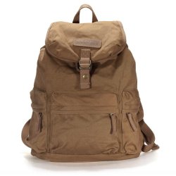 Canvas Dslr Camera Case Bag Backpack Travel Hiking Rucksack Khaki