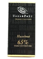 CocoaFair 65% Dark Chocolate With Hazelnuts 100g
