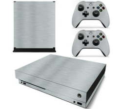 Skin-nit Decal Skin For Xbox One X: Brushed Aluminum