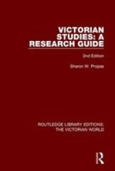 Victorian Studies A Research Guide Paperback