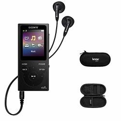 Sony NWE393 B 4GB Walkman MP3 Player Black With Hard Carrying Case