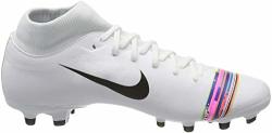 Nike Men's Soccer Mercurial Superfly 6 Academy Multi-ground Cleats 10 D Us White